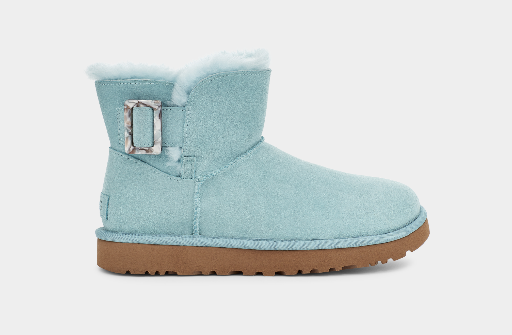 Womens ugg boots discount with buckle
